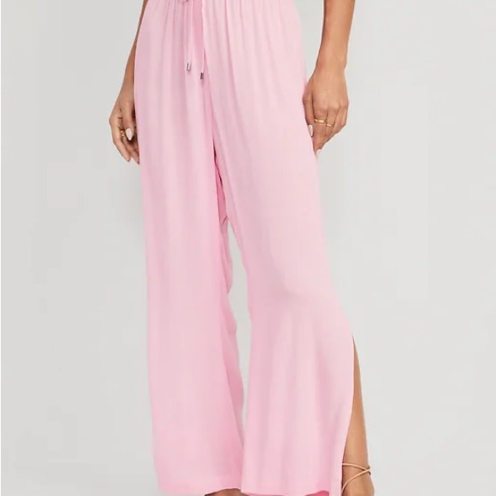 Old Navy Pink Wide-leg Pants